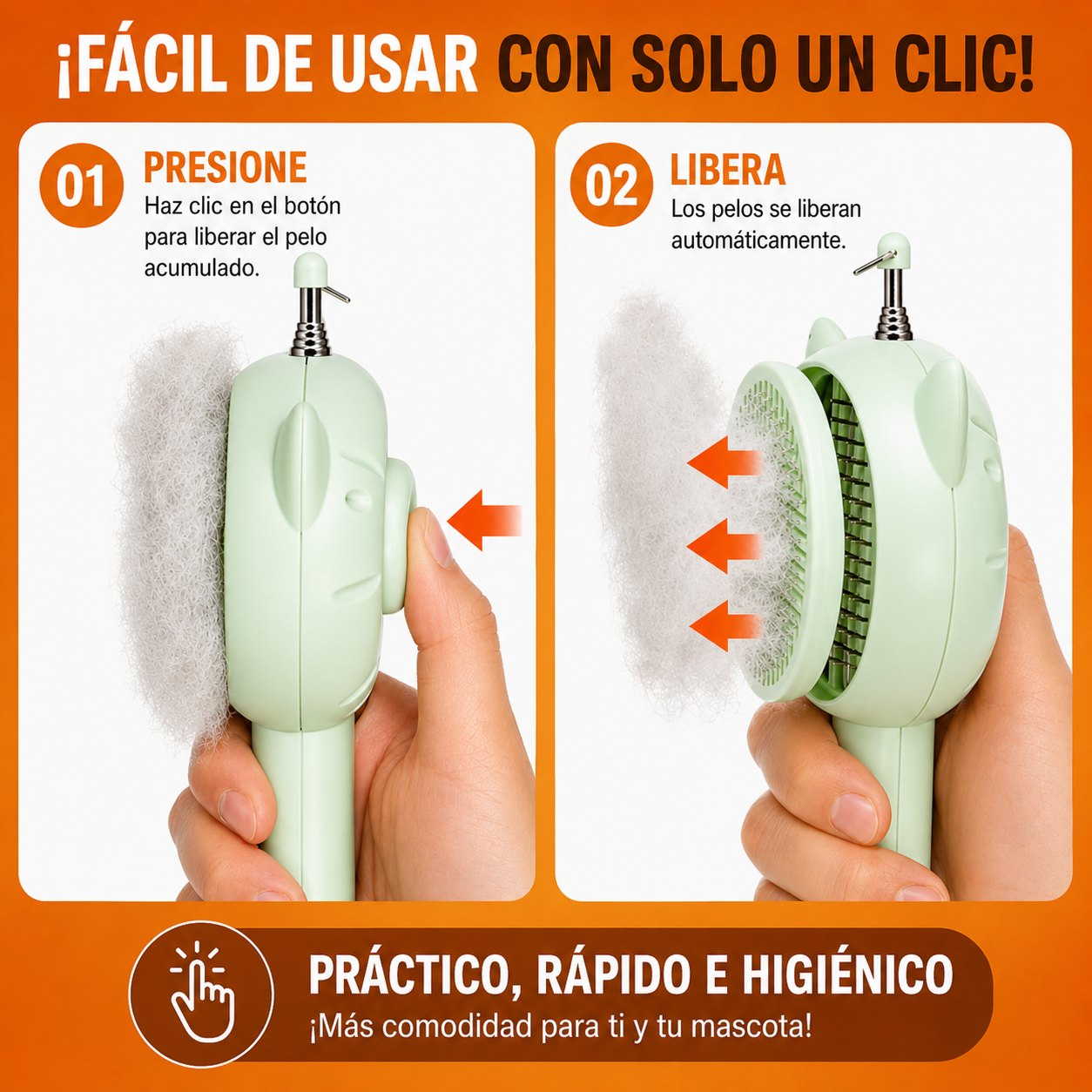 Cepillo Inteligente 5 en 1 — Control Total del Pelo en tu Hogar