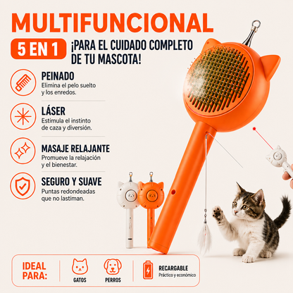 Cepillo Inteligente 5 en 1 — Control Total del Pelo en tu Hogar