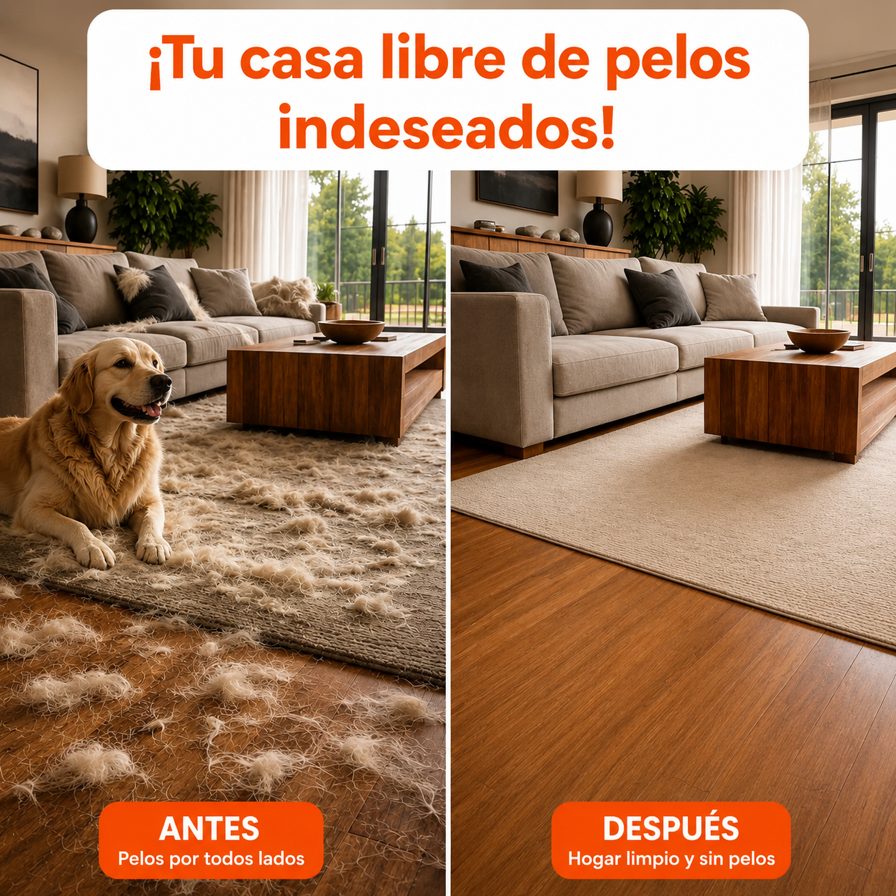 Cepillo Inteligente 5 en 1 — Control Total del Pelo en tu Hogar