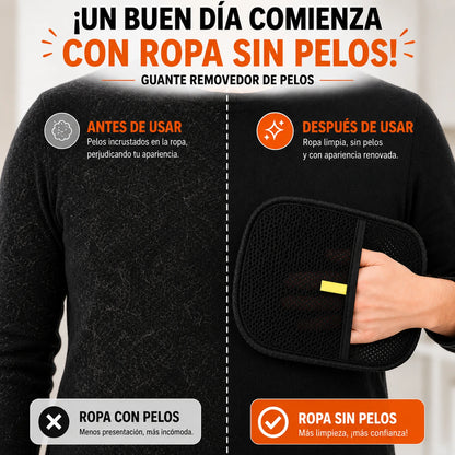 Guante Electrostático PetHair – ¡Elimina el Pelo en Segundos!
